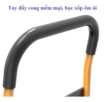 Xe đẩy sàn thép, tay đẩy tăng chỉnh XBH-0201AT 6 Tay đẩy