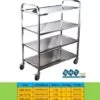 Xe đẩy hàng inox 4 tầng XBH-0303 1 11189419342_1219182125