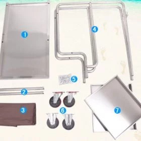 Xe đẩy dọn vệ sinh inox XBH-0325 5 9197262658_1065105372