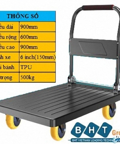 Xe đẩy sàn nhựa XBH-0114 RUBBER WHEELS 7 Xbh-0114b5 Rubber Wheels