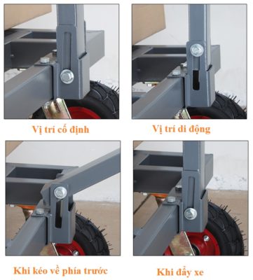Xe đẩy hàng khung thép XBH-0234 6 Xe đẩy hàng khung thép XBH-0234