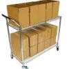 Xe đẩy hàng 2 tầng kệ lưới XBH-0240 1 Xe 2 Tầng
